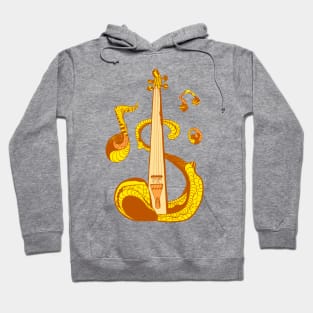 Yellow and Orange String Violin Hoodie